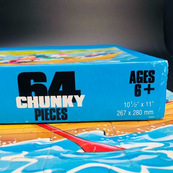 Vintage 1989 Mickey Mouse & Friends Jigsaw Puzzle -64 Chunky pcs COMPLETE - Picture 9 of 11